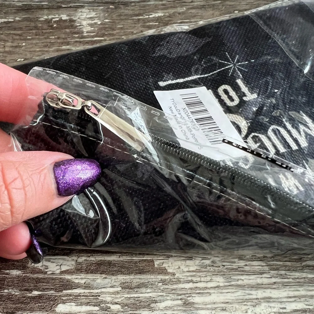 Harry‎ Potter I Can’t Deal With Muggles Today Black Cosmetic Case Bag Travel New